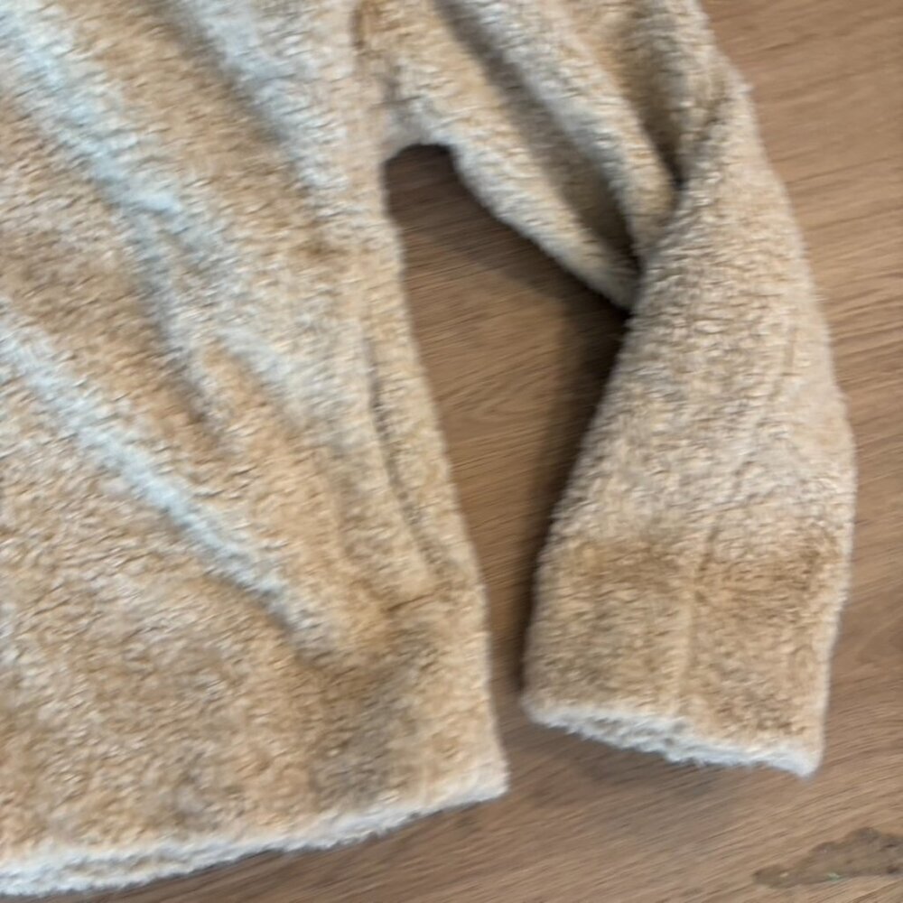 ** Pendleton Teddy Bear Jacket Beige Lined Full Z… - image 5